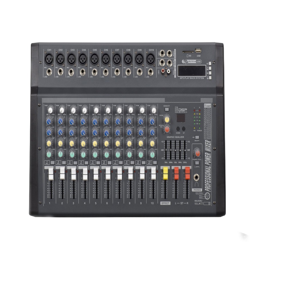 Mezclador de potencia de 8 CANALES Serie CMX802