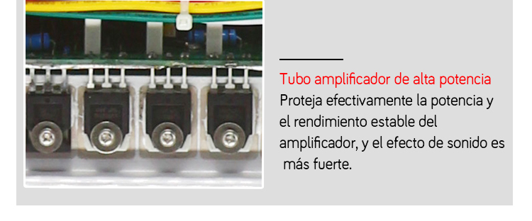 Amplificador de Poder Profesional AMX V5000 Alta Potencia