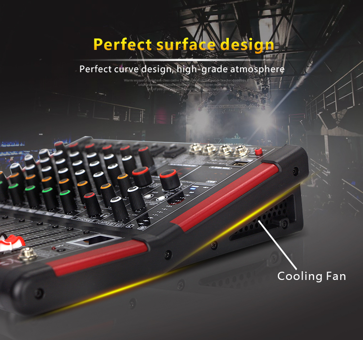 Consola digital mezcladora de audio profesional con 16DSP