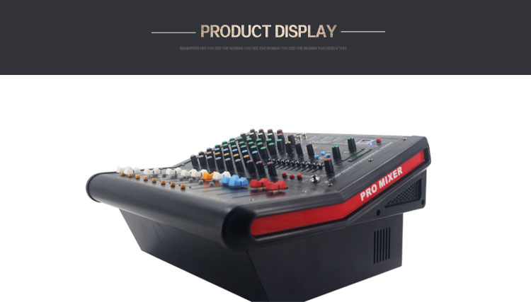 Amplificador mezclador de sonido ampmixer más vendido para sistema de audio profesional